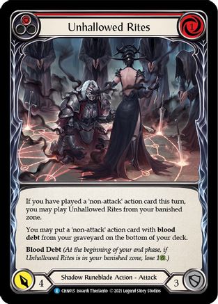 Unhallowed Rites (Red) (CHN015)