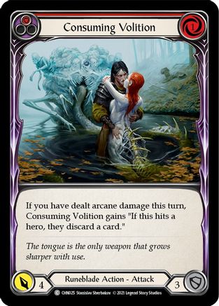 Consuming Volition (Red) (CHN025)