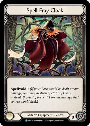 Spell Fray Cloak (LEV005)