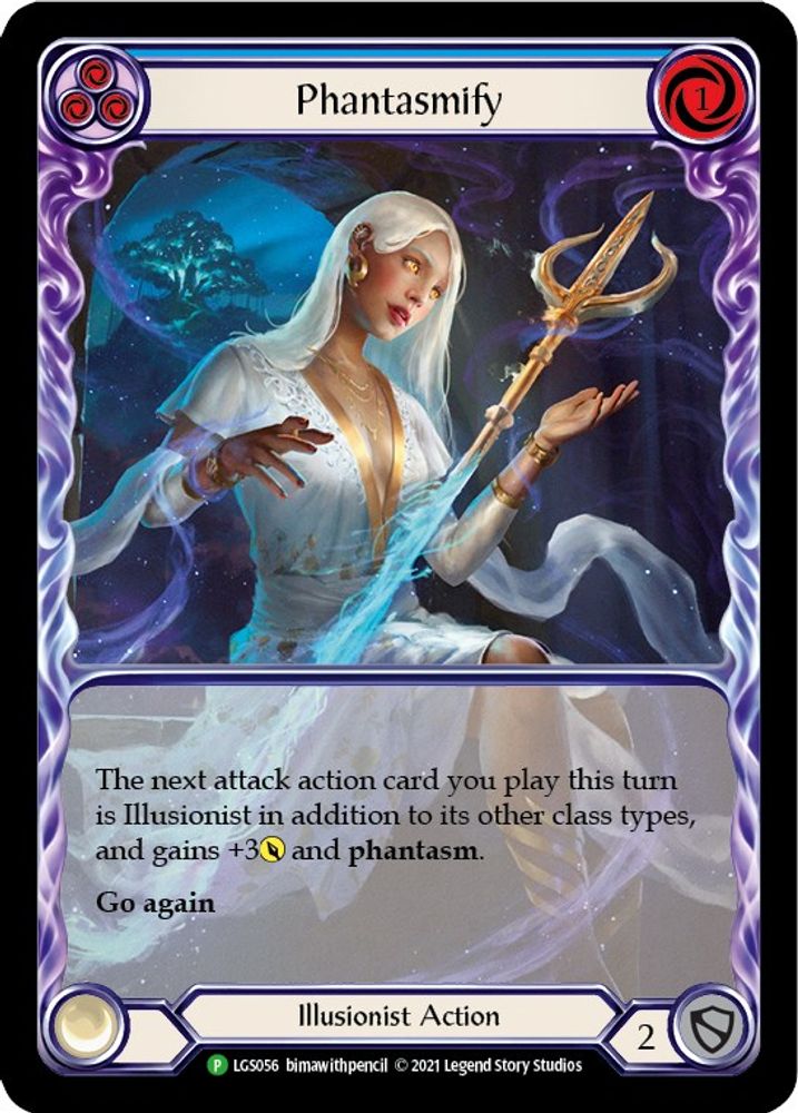 Phantasmify (Blue) (Extended Art) - LGS056 (LGS056)  Rainbow Foil