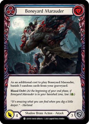 Boneyard Marauder (Blue) (LEV018)