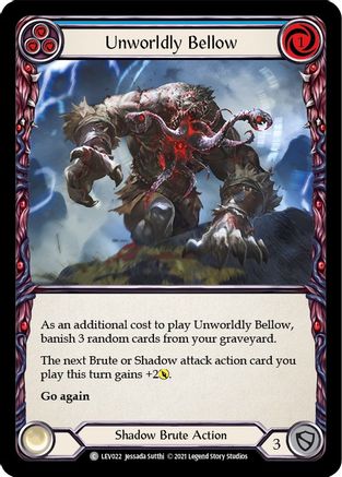 Unworldly Bellow (Blue) (LEV022)