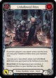 Unhallowed Rites (Blue) (MON161)  Unlimited Edition