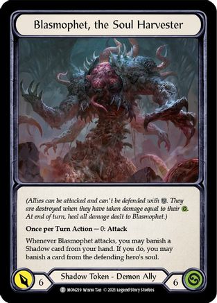 Blasmophet, the Soul Harvester // Ursur, the Soul Reaper (MON219)  Unlimited Edition