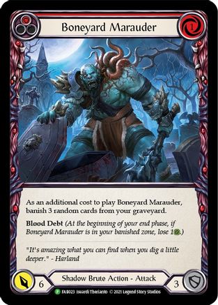 Boneyard Marauder (Red) - FAB023 (FAB023)  Rainbow Foil