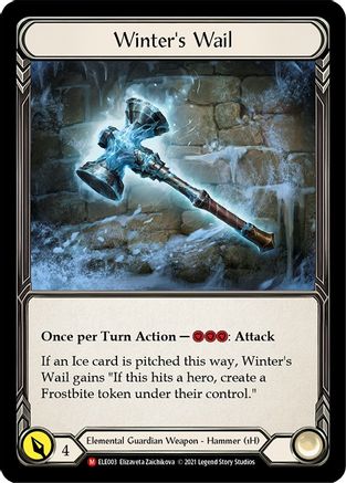 Winter's Wail (ELE003)  1st Edition Cold Foil