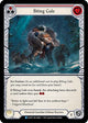 Biting Gale (Red) (ELE007)  1st Edition Rainbow Foil