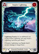 Inspire Lightning (Blue) (ELE090)  Unlimited Edition Rainbow Foil