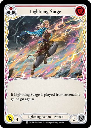 Lightning Surge (Red) (ELE189)  Unlimited Edition