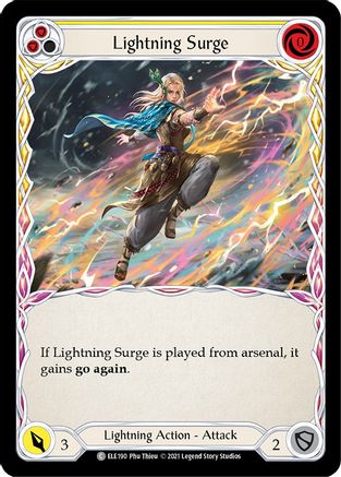 Lightning Surge (Yellow) (ELE190)  1st Edition