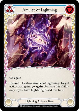 Amulet of Lightning (ELE201)  1st Edition