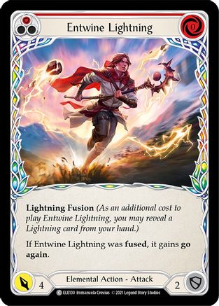 Entwine Lightning (Red) (ELE100)  1st Edition