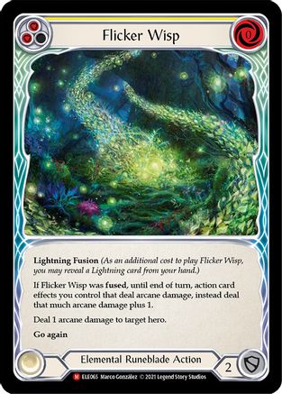 Flicker Wisp (ELE065)  1st Edition