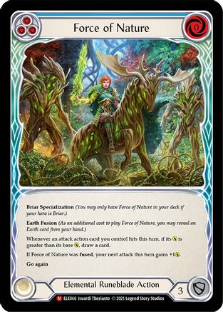 Force of Nature (ELE066)  1st Edition Rainbow Foil