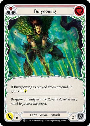 Burgeoning (Red) (ELE134)  1st Edition
