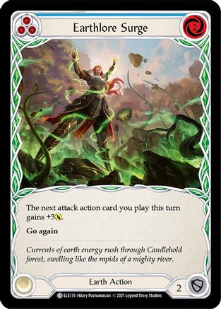 Earthlore Surge (Blue) (ELE139)  Unlimited Edition
