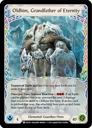 Oldhim, Grandfather of Eternity // Shiver (ELE001)  1st Edition