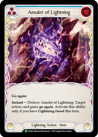 Amulet of Lightning - LGS065 (LGS065)  Cold Foil
