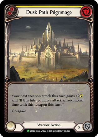 Dusk Path Pilgrimage (Yellow) - LGS061 (LGS061)  Rainbow Foil