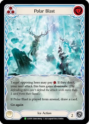 Polar Blast (Blue) - LGS074 (LGS074)  Rainbow Foil