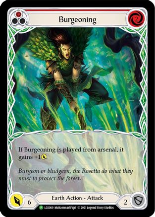 Burgeoning (Red) - LGS069 (LGS069)  Rainbow Foil