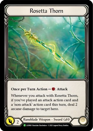 Rosetta Thorn - LGS068 (LGS068)  Cold Foil