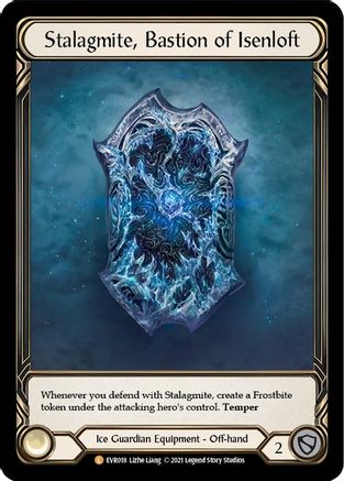 Stalagmite, Bastion of Isenloft (EVR018)  1st Edition Cold Foil