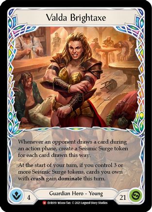 Valda Brightaxe (EVR019)  1st Edition