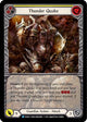 Thunder Quake (Yellow) (Extended Art) (EVR025)  1st Edition Rainbow Foil