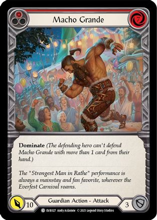 Macho Grande (Red) (EVR027)  1st Edition