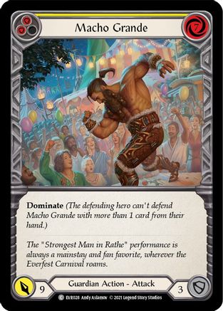 Macho Grande (Yellow) (EVR028)  1st Edition