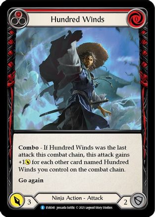 Hundred Winds (Red) (EVR041)  1st Edition
