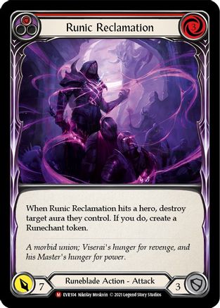 Runic Reclamation (EVR104)  1st Edition Rainbow Foil