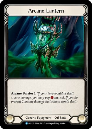 Arcane Lantern (EVR155)  1st Edition Cold Foil
