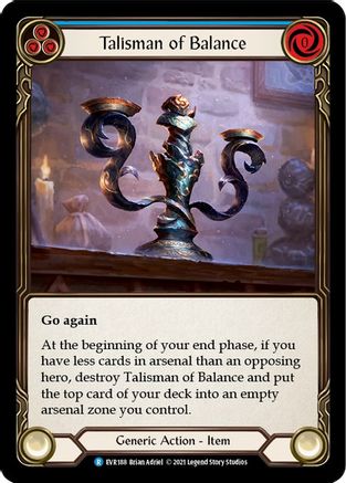 Talisman of Balance (EVR188)  1st Edition
