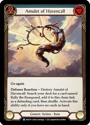 Amulet of Havencall (EVR178)  1st Edition Cold Foil