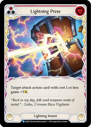 Lightning Press (Red) (LXI018)
