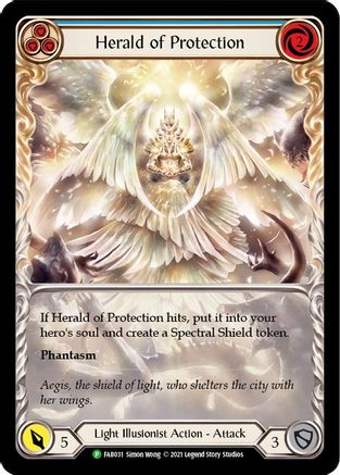 Herald of Protection (Blue) - FAB031 (FAB031)  Rainbow Foil