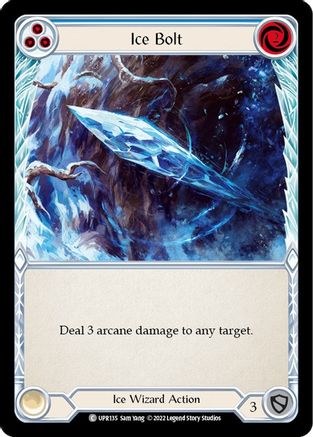 Ice Bolt (Blue) (UPR135)  Rainbow Foil