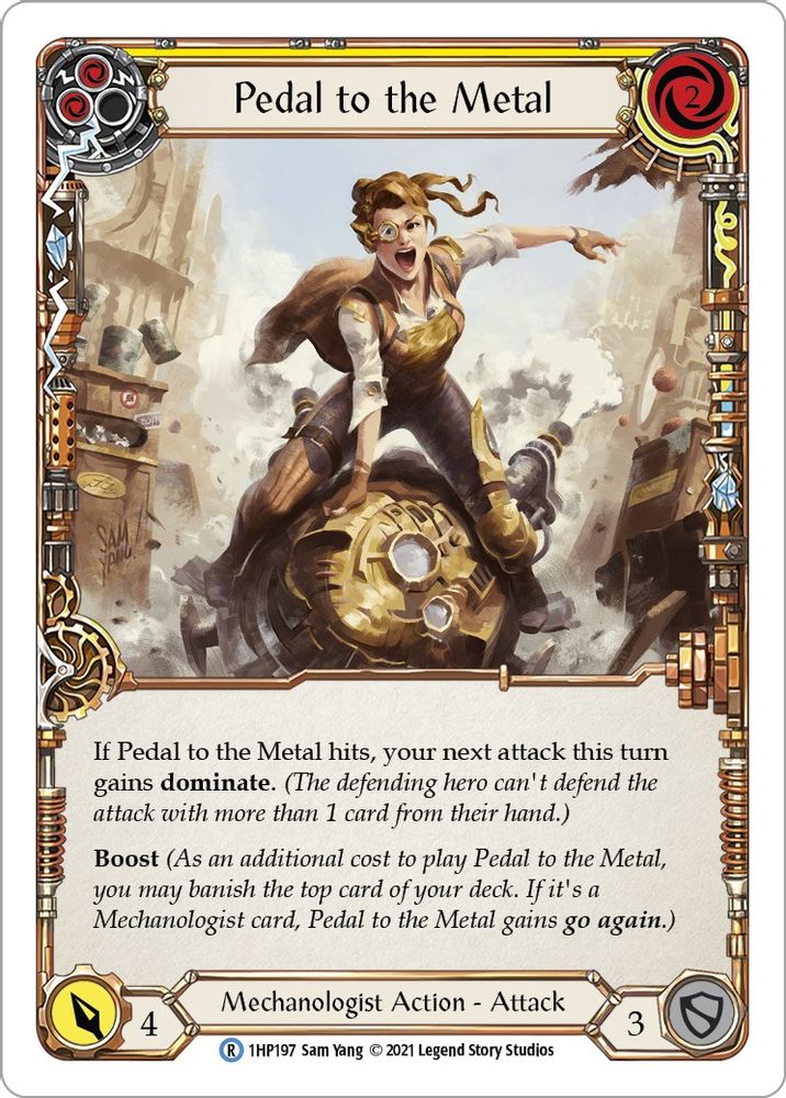 Pedal to the Metal (Yellow) (1HP197)