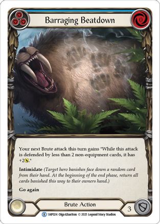 Barraging Beatdown (Blue) (1HP024)