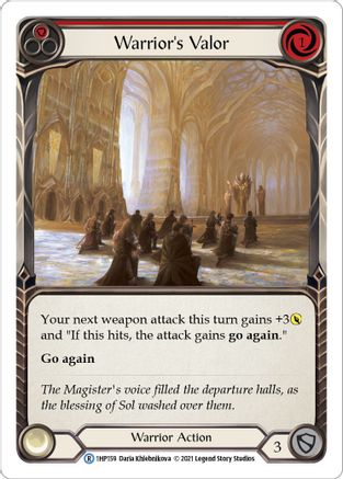 Warrior's Valor (Red) (1HP159)
