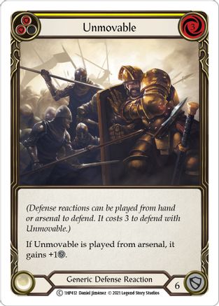 Unmovable (Yellow) (1HP412)