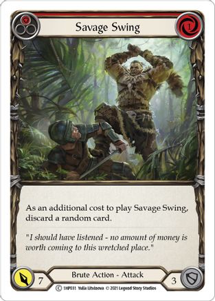 Savage Swing (Red) (1HP031)