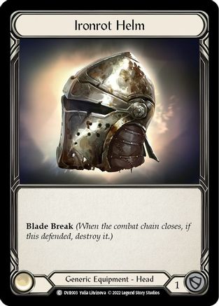 Ironrot Helm (DVR003)  Rainbow Foil