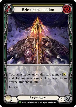 Release the Tension (Yellow) LGS097 (LGS097)  Rainbow Foil