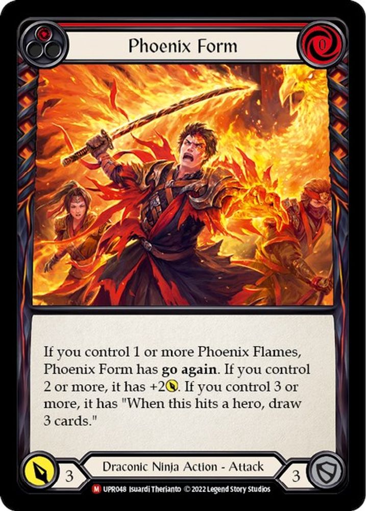 Phoenix Form (UPR048)  Rainbow Foil