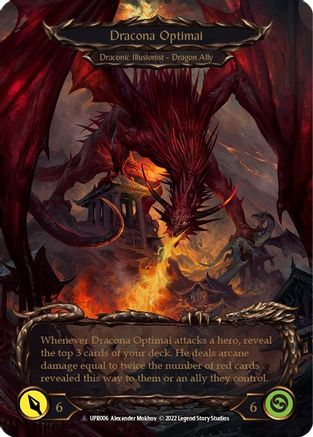 Invoke Dracona Optimai // Dracona Optimai (Marvel) (UPR006)  Cold Foil