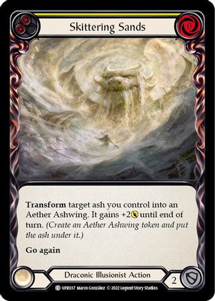 Skittering Sands (Yellow) (UPR037)  Rainbow Foil