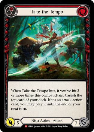 Take the Tempo (UPR161)  Rainbow Foil